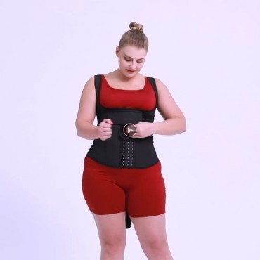 FEDNON Women Waist Trainer Corset Vest Body Shaper Underbust Cincher Tank Top Slimming Sports Girdle