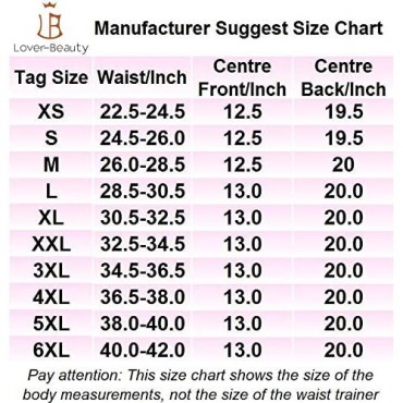 Lover-Beauty Latex Waist Cincher Vest Shapewear Tank Top Workout Corset for Women Weight Loss Doubel Belt Underbust Corset L