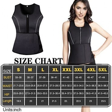 mpeter Sweat Vest for Women Slimming Body Shaper Weight Loss