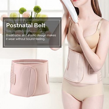Tnfeeon Postnatal Belly Band Postpartum Breathable Waist Trainer Belly Recovery Compression Belt