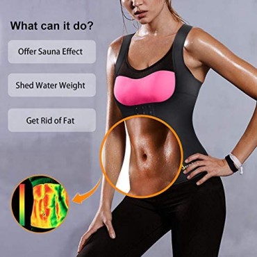 Women Neoprene Waist Trainer Vest Corset Tank Top Sauna Body Shaper for Women