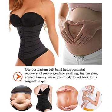 Women Postpartum Recovery Belt Waist Trainer Tummy Control Shapewear Underbust Corset