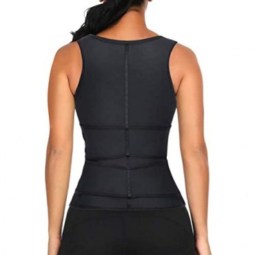 Women Waist Trainer Latex Vest Corset Tummy Control Zipper Bodysuit Waist Cincher Belt