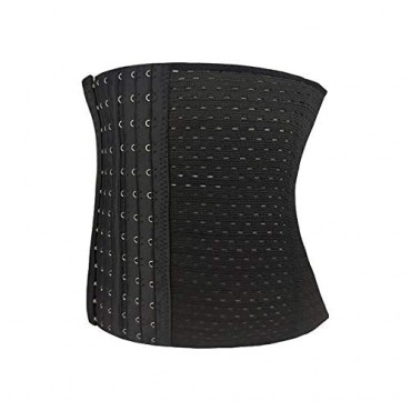 Women's Waist Trainer Corset for Weight Loss Tummy Control Body Shaper with Adjustable 6 Rows Hooks&Eyes
