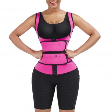 Wonder-Beauty Neoprene Underbust Waist Trainer Sport Workout Corset Vest