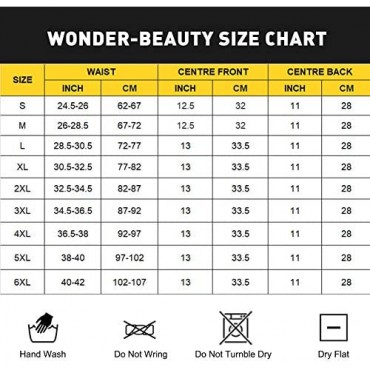 Wonder-Beauty Waist Trainer for Women Weight Loss Latex Waist Cincher Tummy Control Sport Girdles with YKK Zipper