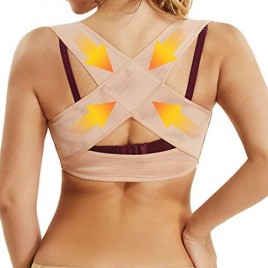 Chest Brace Up for Women Posture Corrector Shapewear Push Up Bra Support Shaper Vest Tops Under Clothes