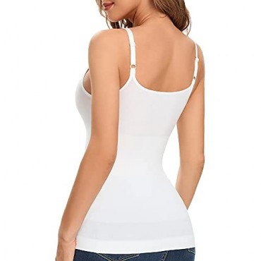 Joyshaper Shapewear Camisole for Women Tummy Control Shapewear Tank Top with Adjustable Spaghetti Strap Cami Tanks