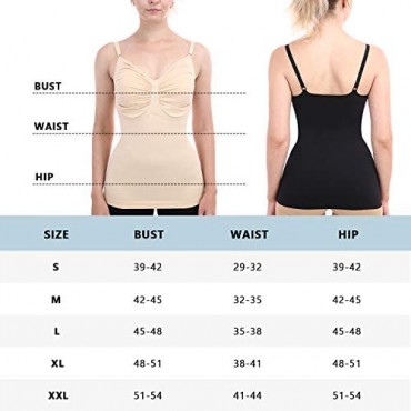 +MD Womens Target Shapewear Tank Top Camisole Tummy Control Body Shaper Compression Shirt for Sports