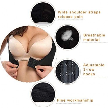 Refial Posture Corrector Bra Chest Brace Up Back Support Brace for Women Shapewear Tops Breast Support Posture Corset