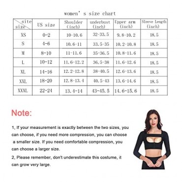 Women's Arm Compression Sleeves Upper Shapers Slimmer Post Surgery Liposuction Posture Corrector Shapewear Tops