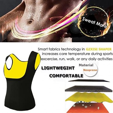 Women's Hot Sweat Slimming Neoprene Shirt Vest Body Shapers for Weight Loss Fat Burner Tank Top