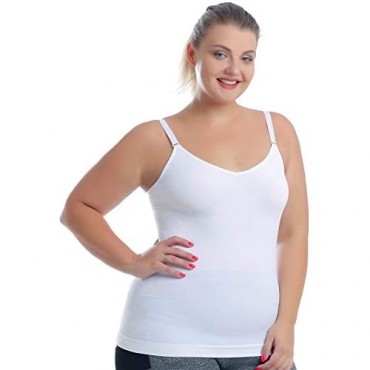 Women's Tummy Control Shapewear Camisoles Seamless Compression Tops 3 Pack
