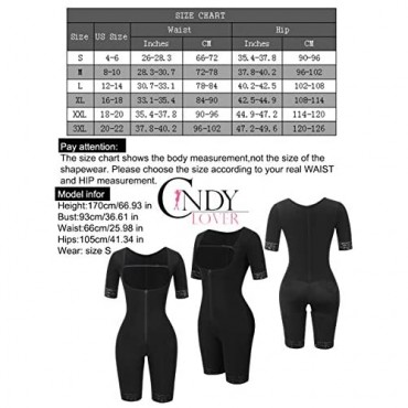 CINDYLOVER Body Shaper for Women Tummy Control Butt Lifter Full Body Shapewear Bodysuit