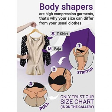 M&D 0074 Slimming Firm Full Body Shaper for Women | Fajas Colombianas