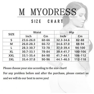 M MYODRESS Shapewear for Women Tummy Control Fajas Colombianas Body Shaper Open Bust Bodysuit