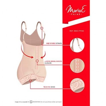 MARIAE FP100 Tummy Control Braless Shapewear | Fajas Colombianas Reductoras