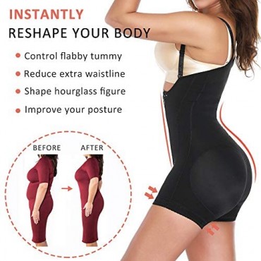 MISS MOLY Women Compression Garments After Liposuction Waist Trainer Bodysuit Shapewear Tummy Control Open Bust Body Shaper
