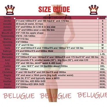 Belugue Women's Control Slip Shapers Shapewear Dress Full Body Shaper
