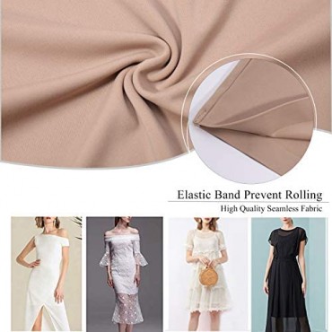Half Slips for Women Under Dresses High Waist Tummy Control Shapewear Dress Slip Body Shaper Skirt