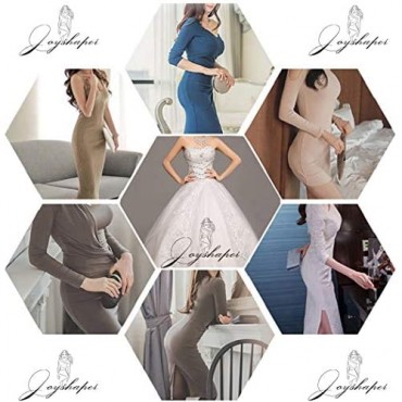 Joyshaper Full Slips for Women Under Dresses Long Plus Size Dresses Shapewear Slip Slimming V Neck Slip