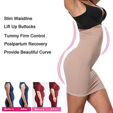 Joyshaper Half Slips for Under Dresses Women Tummy Control Seamless Slip Slimming Shapewear