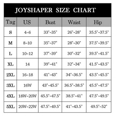 Joyshaper Shapewear Slip for Women Plus Size Full Body Shaping Control Slip Seamless Body Shaper Slimmer