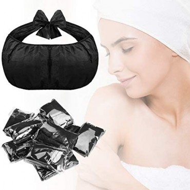 Boyiee 50 Pieces Disposable Bras Beauty Black Disposable Bra Women's Disposable Sunless Spray Tan Top Underwear Brassieres for Spray Tanning