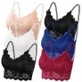 PAXCOO 6 Pcs Lace Bralette for Women  Lace Bralette Padded Lace Bandeau Bra with Straps for Women Girls