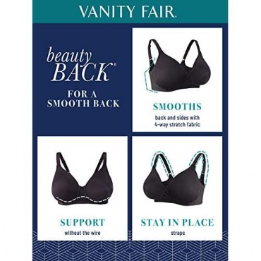Vanity Fair Women's Beauty Back Smoothing Wirefree Bra
