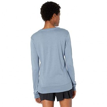 Brand - Mae Women's Cotton Modal Long Sleeve Lounge T-Shirt