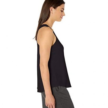 Essentials Women's Relaxed Fit Lightweight Lounge Terry Racerback Tank