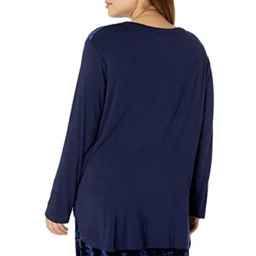 Karen Neuburger Women's Long Sleeve Top Pajama Shirt Pj