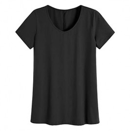Latuza Women's V-Neck Sleepwear T-Shirt Casual Lounge Top