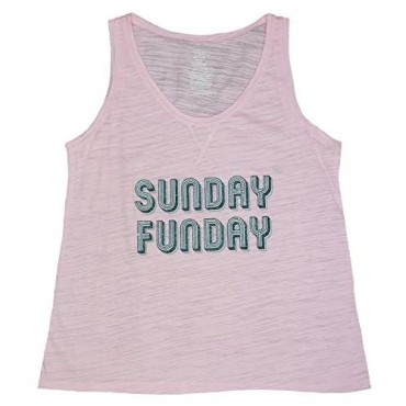 Secret Treasures Sunday Funday Completely Pink Sleep Tank Top