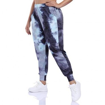 AMZ PLUS Plus Size Casual Lounge Pants Elastic High Wait Joggers Active Yoga Sweapants for Women with Pockets