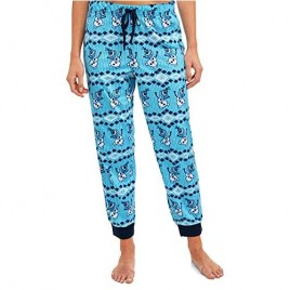 Briefly Stated Women's Frozen Olaf Cuffed Jogger Sleep Pant