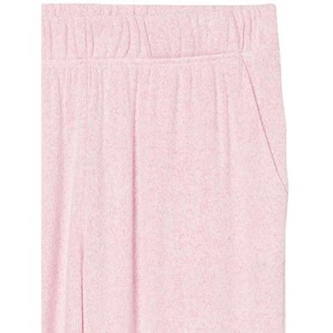 Essentials Women's Cozy Knit Full Length Straight Leg Relaxed Fit Pajama Pant