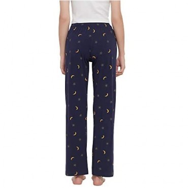 HEARTNICE Soft Pajama Pants for Women Cotton Print Sleep Pants Lightweight Lounge Pj Bottoms