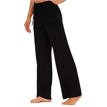 Houmagic Womens Pajama Set Long Sleeve Sleepwear Scoop Neck Soft Pjs Sets S-4XL