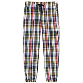 JINSHI Women’s Cotton Pajama Pants Plaid Sleepwear Pants with Pockets
