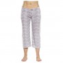 Just Love 100% Cotton Women Pajama Capri Pants Sleepwear