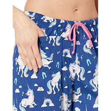 Little Blue House by Hatley Women's Animal Jersey Pajama Pants