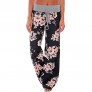 ROSA JUNIO Comfy Pajama Pants for Women Casual Drawstring Floral Palazzo Lounge Pants Stretch Wide Leg Bottoms…