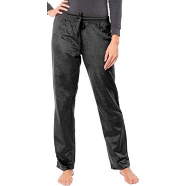 Sexy Basics Women's Super Cozy Fleece Pajama Bottom Lounge Pants/Warm Soft & Cozy Polar Fleece Lounge & Sleep PJ Pants