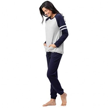 Addison Meadow Womens Pajamas Cotton - Jersey PJ Sets for Women Sunday Funday