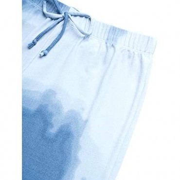 Catherine Malandrino Women's Pajamas - Short Sleeve T-Shirt and Jogger Sweatpants Sleepwear Set (6 Piece)