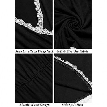 Ekouaer Womens Pajamas Set Sleeveless Sleepwear V Neck Nightwear Soft Pj Lounge Sets S-XXL