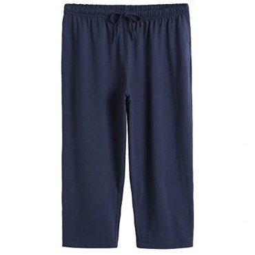 Latuza Women's Cotton Pajamas Set Tops and Capri Pants Sleepwear