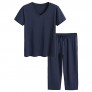 Latuza Women's Cotton Pajamas Set Tops and Capri Pants Sleepwear